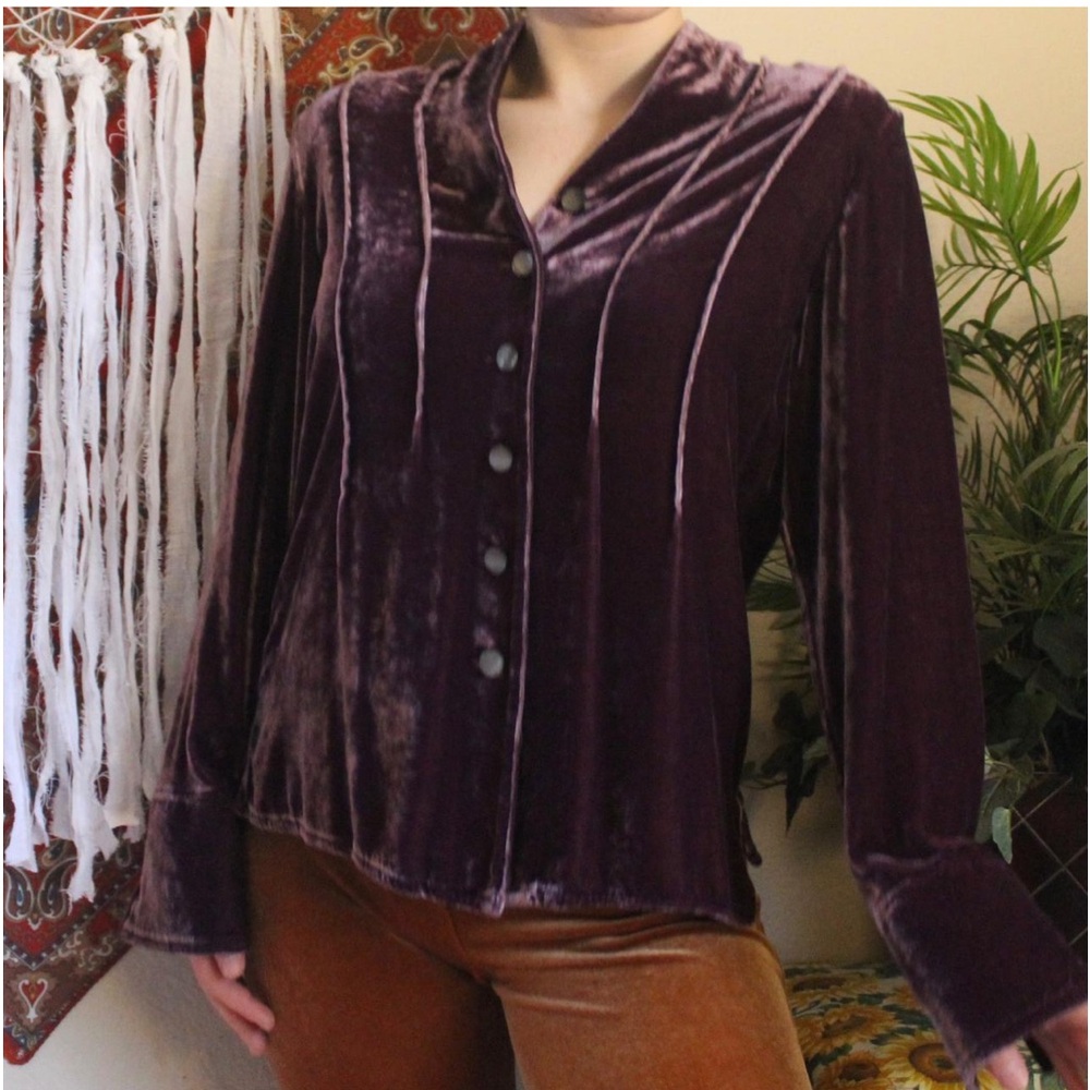 JJill Women’s Purple Jacket/Shirt. Size L (840)
